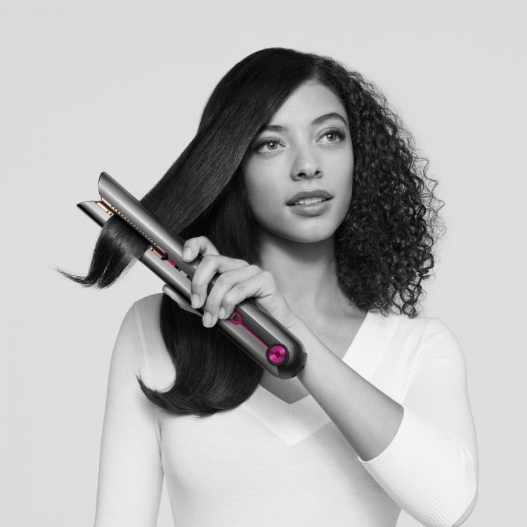 Dyson Piastra Per Capelli Corrale Nero-Nichel/Fucsia Capelli Lisci Senza Filo