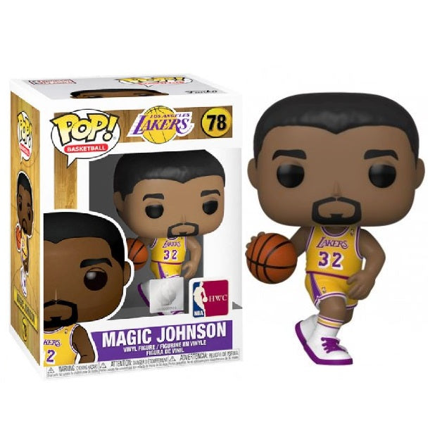 Funko Pop ! Basketball Nba Legends (78) Magic Johnson (Lakers Home) Figure 9Cm