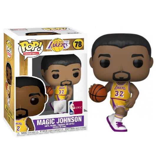 Funko Pop ! Basketball Nba Legends (78) Magic Johnson (Lakers Home) Figure 9Cm