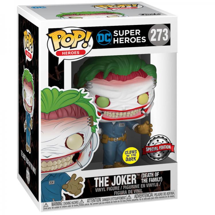 Funko Pop Heros Dc Super Heroes - The Joker (273) Special Edition With T-Shirt M