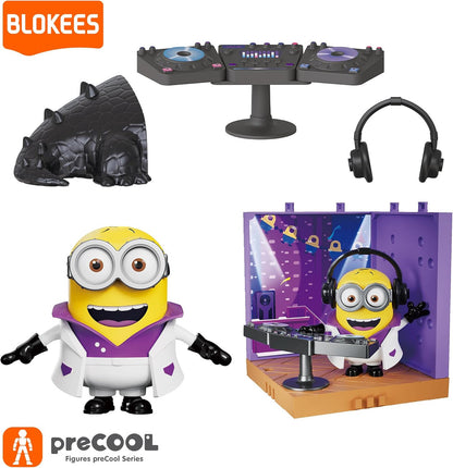 Blokees Minions - PreCool - Celebratate Party Series 02 - Plastic Model Kits (Blind Box) CASE OF 8 - Action Figure da Collezione 74855