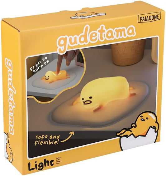 Paladone - Gudetama - Lampada 3d A Forma Di Uovo Di Gomma Flessibile