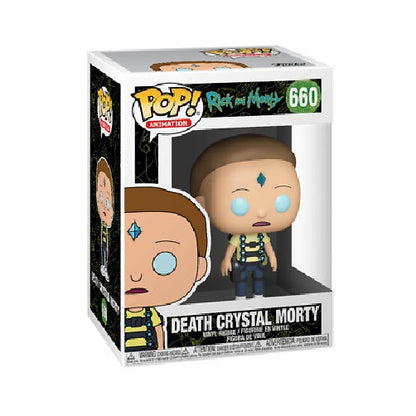 Funko Pop ! Animation Rick And Morty (660) Death Crystal Morty Vinyl Figure 9Cm