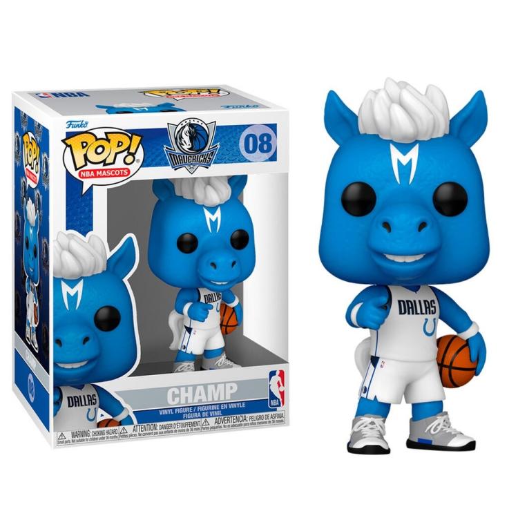 Funko Pop ! Basket Nba Mascots - (08) Dallas Maverick Champ Figure 9Cm