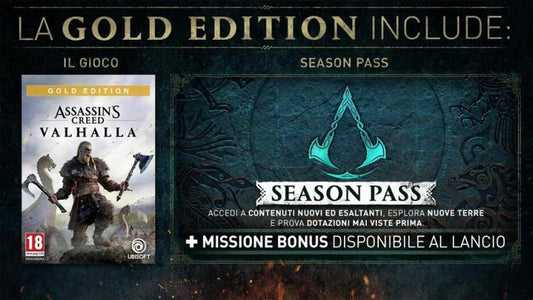 Assassin'S Creed Valhalla - Gold Edition Ps4 Gioco Italiano Nuovo Playstation 4
