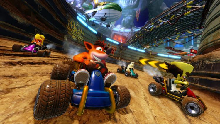 BUNDLE CRASH BANDICOOT N SANE TRILOGY + CTR TEAM RACING PS4 2 DISCHI ITALIANO EU