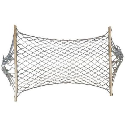 AMACA CLASSICA BAMBINI RETE COTONE GIARDINO CAMPEGGIO ASSE LEGNO CORDA 100X150