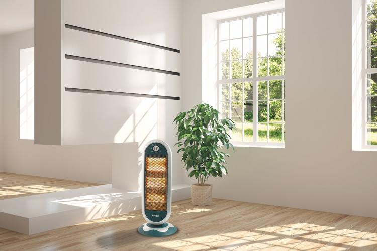 Kooper Stufa Stufetta Alogena Oscillante  Rotante 3 Elementi 1200W Florida Casa