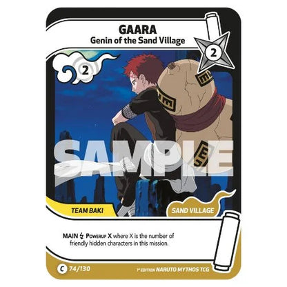 Naruto Mythos 2nd Edition (Pack 1 Busta 10 Cards ENG) Carte Collezionabili - TCG 1 Pacchetto