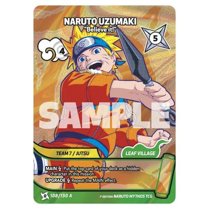 Naruto Mythos 2nd Edition (Pack 1 Busta 10 Cards ENG) Carte Collezionabili - TCG 1 Pacchetto