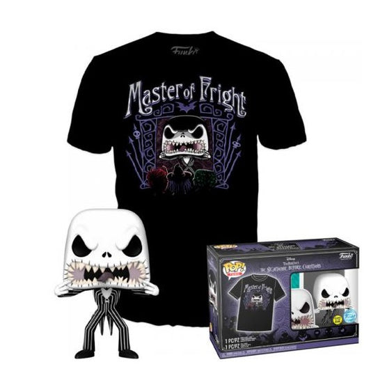 Funko Pop & Tee Nightmare Before Christmas : Jack | Action Figure + T-Shirt (M)