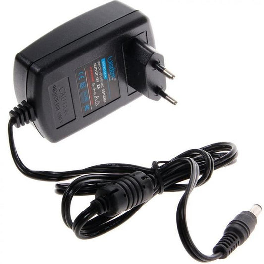 ALIMENTATORE STABILIZZATO 12V 2A TRASFORMATORE SPINA 220V TELECAMERA STRISCE LED