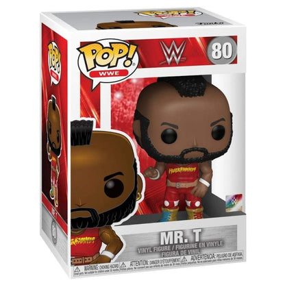 Funko Pop ! Wwe Wrestling - (80) Mr T Vinyl Figure 9Cm Wrestler Da Collezione
