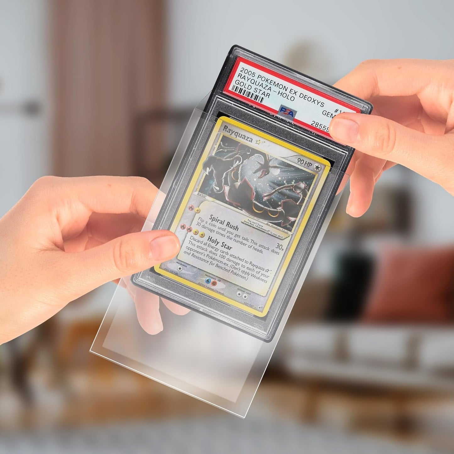 Evoretro: Bustine Protezioni per Carte Richiudibili Trasparenti e Antigraffio 100pz - Card Game Sleeves