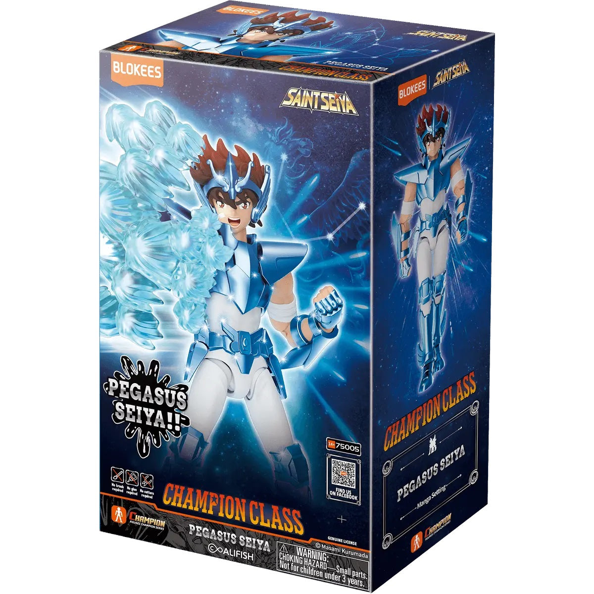 Blokees Saint Seiya Champion Class Pegasus Action Figure Cavalieri Zodiaco 75005