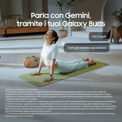 Samsung Buds3 FE Auricolari Wireless Cuffie Bluetooth Cancellazione Rumore Black