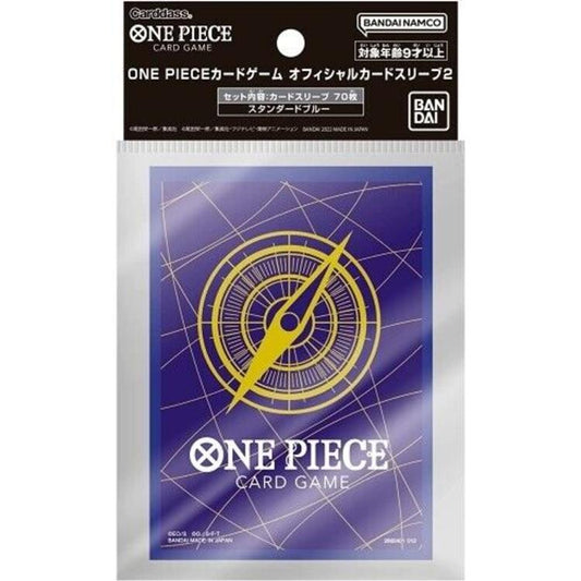 Bandai Namco - Card Game Protector One Piece - 70 Sleeves Blu Protezione Carte