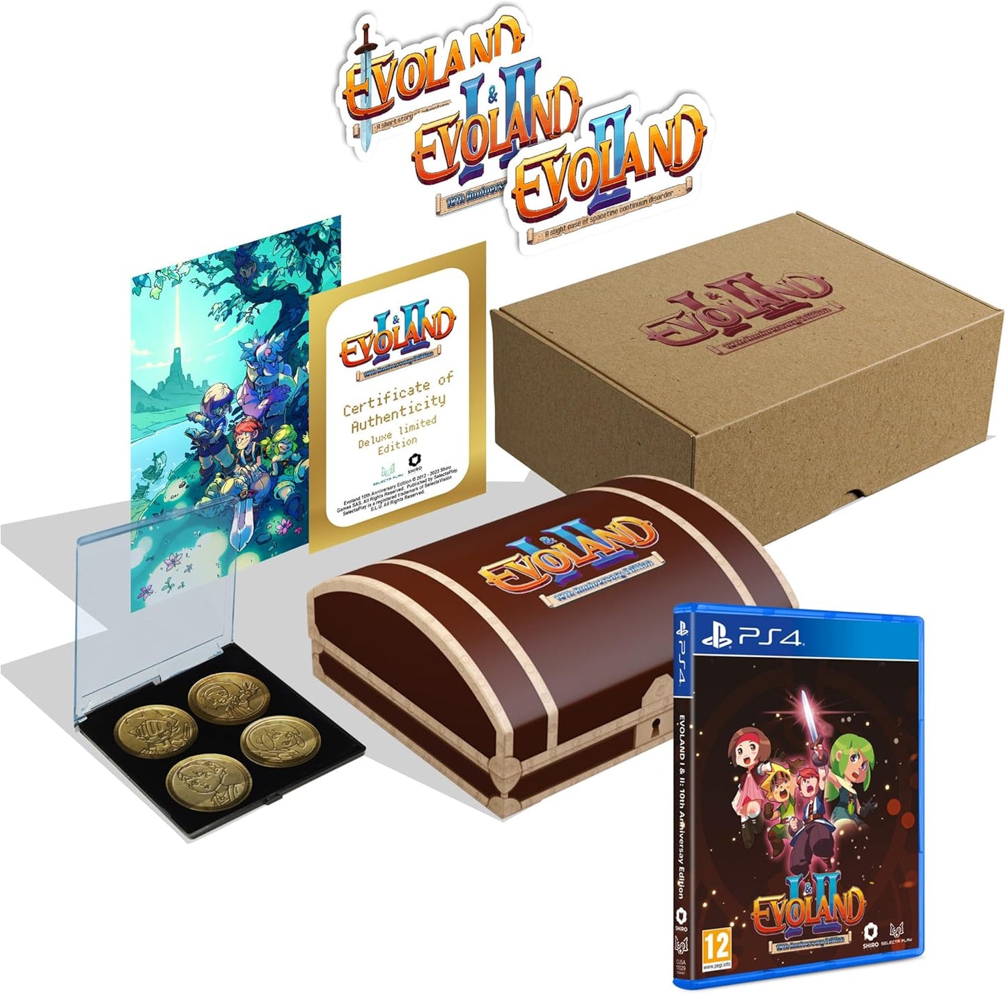 Evoland I&II 10th Anniversary Edition Ps4 Videogioco Multilingua Playstation 4