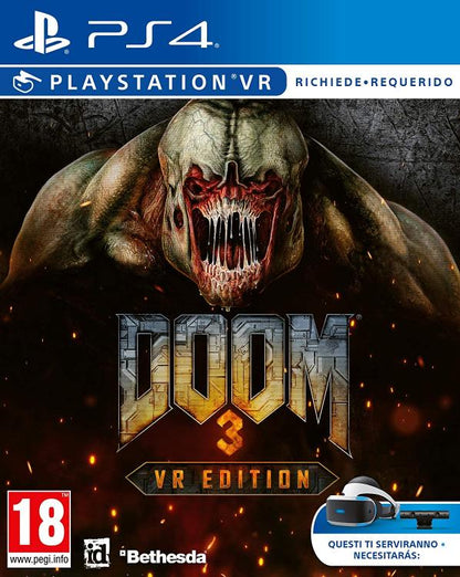 Doom 3 Vr Edition Play Station 4 Videogioco Nuovo Italiano Ps4 Sigillato