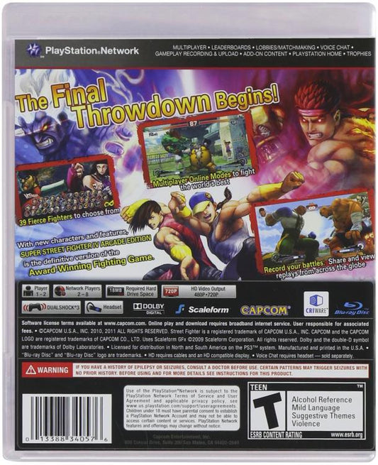 Street Fighter Iv Arcade Edition Ps3 Videogioco Playstation 3 Import Sigillato