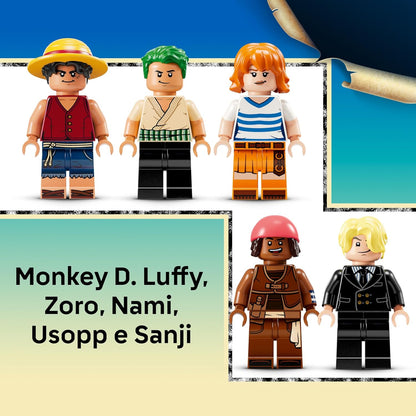 Lego - One Piece 75639 (La nave pirata Going Merry) Netflix 1376 pz Costruzioni