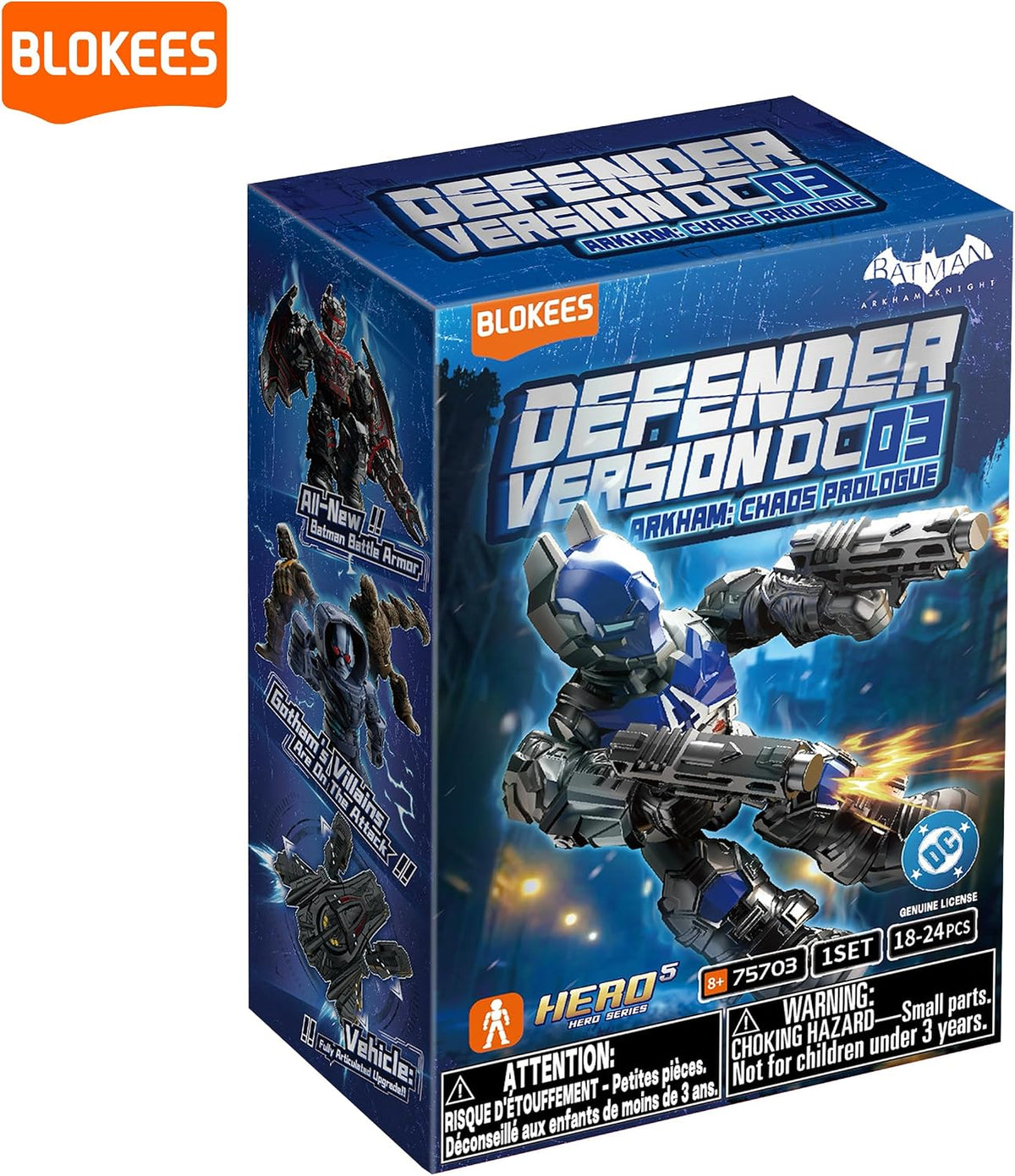 Blokees DC - Comics Batman Arkham Knight Chaos DV-03 Model Kit - (Box Intero) Action Figure 75703 - 12pz