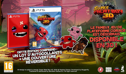 Super Meat Boy 3D Ps5 Videogioco Playstation 5 Copertina Italiana (Multilingua)