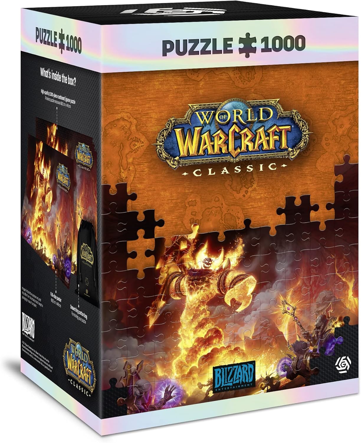 Good Loot Puzzle 1000 Pezzi World Of Warcraft Classic 68x48cm - Include Poster e Borsa