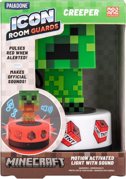 Paladone Minecraft Creeper Luce notturna Con Sensore di Movimento Lampada a Led