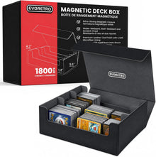 EVORETRO - Magnetic Deck Box PortaCarte - (Accessori Carte Da Collezione) TCG CCG