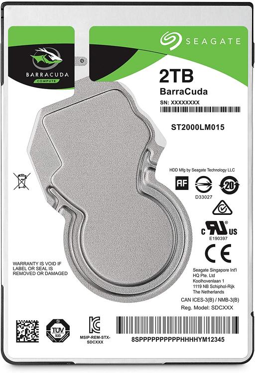 Seagate Hdd Interno 2.5" 2Tb 128Mb St2000Lm015 Pc Portatile Desktop Hard Disk
