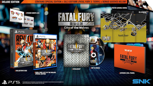 Fatal Fury City Of The Wolves: Deluxe Edition Ps5 Edizione Italiana Pal Nuovo