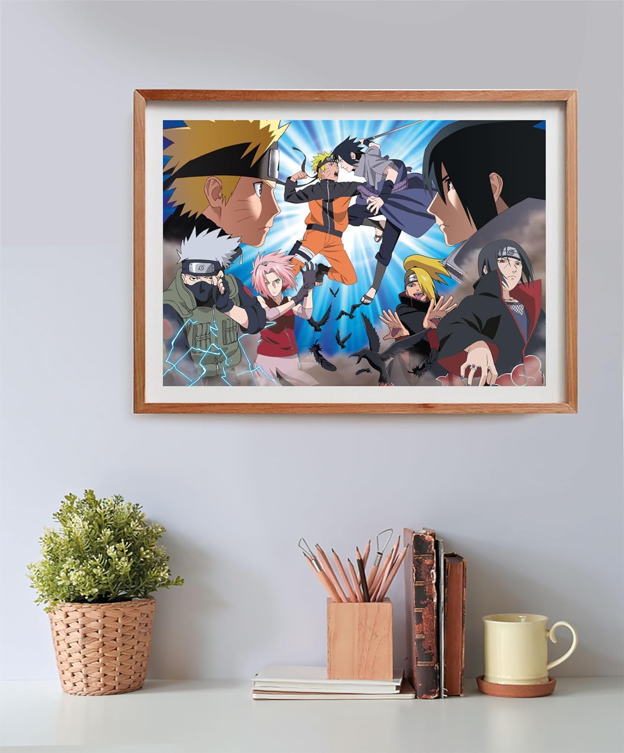 Clementoni Puzzle Naruto Shippuden Naruto Vs. Sasuke Box Cube 500 Pezzi Puzzle Adulti