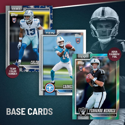Topps NFL Flagship Football Value Box Card Collezionabili Ufficiali - 12 Buste TCG