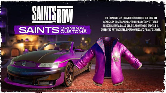 Saints Row Criminal Customs Edition Ps5 Videogioco Playstation 5 Italiano Nuovo