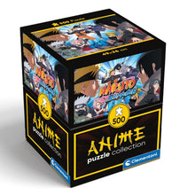 Clementoni Puzzle Naruto Shippuden Naruto Vs. Sasuke Box Cube 500 Pezzi Puzzle Adulti