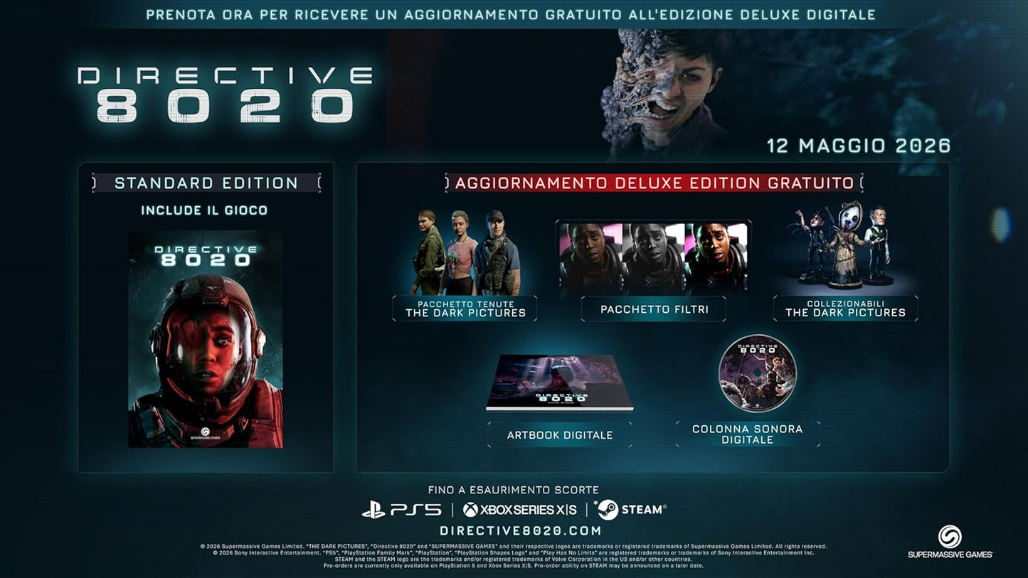 Directive 8020 Deluxe Edition Xbox Series X Videogioco PAL Italiano Nuovo Sigillato