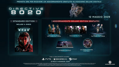 Directive 8020 Deluxe Edition Xbox Series X Videogioco PAL Italiano Nuovo Sigillato