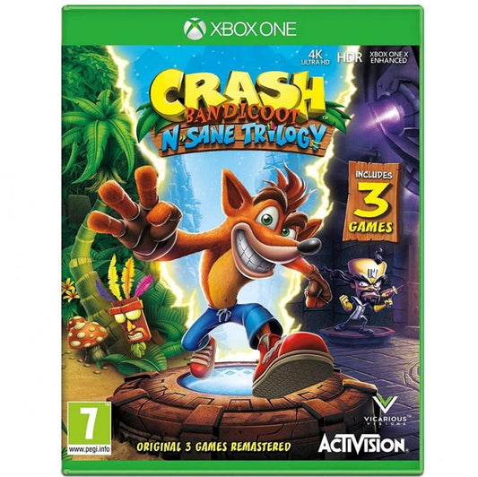 CRASH BANDICOOT N SANE TRILOGY XBOX ONE / S GIOCO ITALIANO NUOVO SIGILLATO ITA