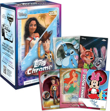 Topps Chrome Disney 2026 Value Box Card Collezionabili 32 Carte Ufficiali - 8 Buste TCG