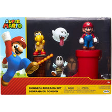 Jakks Pacific Nintendo: Super Mario "Dungeon Diorama Set" Gioco Con Figure 3+