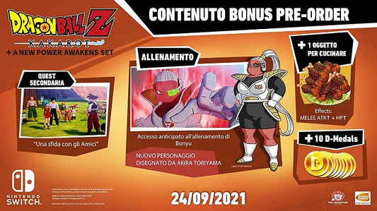 Dragon Ball Z Kakarot Nintendo Switch Videogioco Italiano Bandai Namco Nuovo