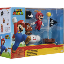 Jakks Pacific Nintendo: Super Mario "Cloud Diorama Set" Gioco Con Figure 3+