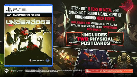 Underdogs PSVR2/Ps5 Gioco Italiano Videogioco EU Playstation 5 Nuovo