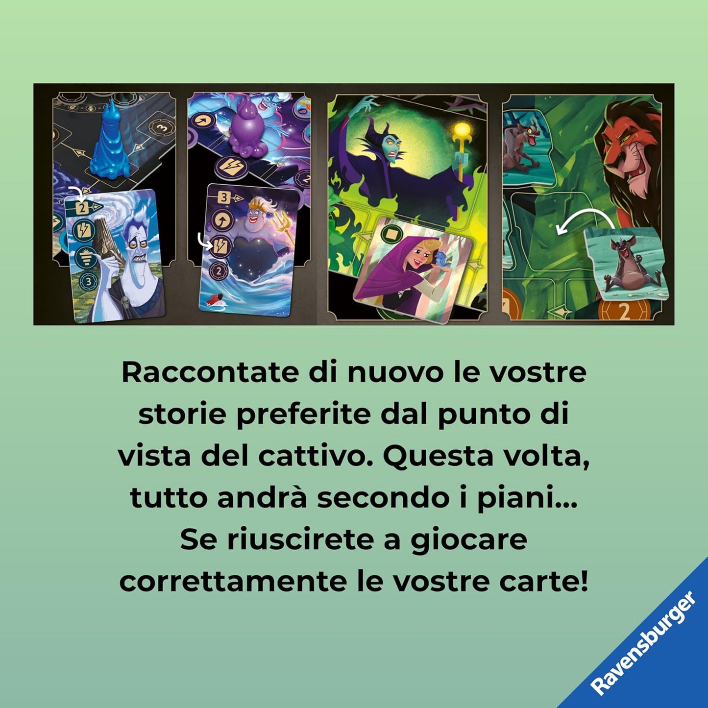 Ravensburger -Gioco da Tavolo Disney Villainous: Unstoppable 2-4 Giocatori