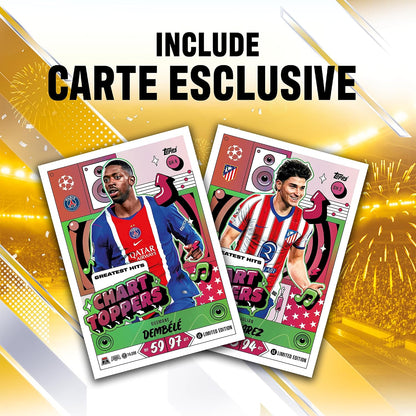 Topps Match Attax UCC 2026/27 - Mega Tin 1 (Chart Toppers) 48 Card Uefa Greatist Hits - TCG Da Collezione