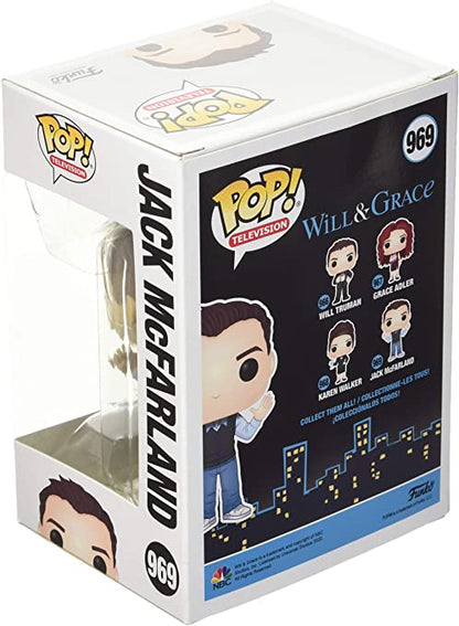Funko Pop ! Television Will & Grace - (969) Jack Mcfarland Figure Vinyl 9Cm Tv