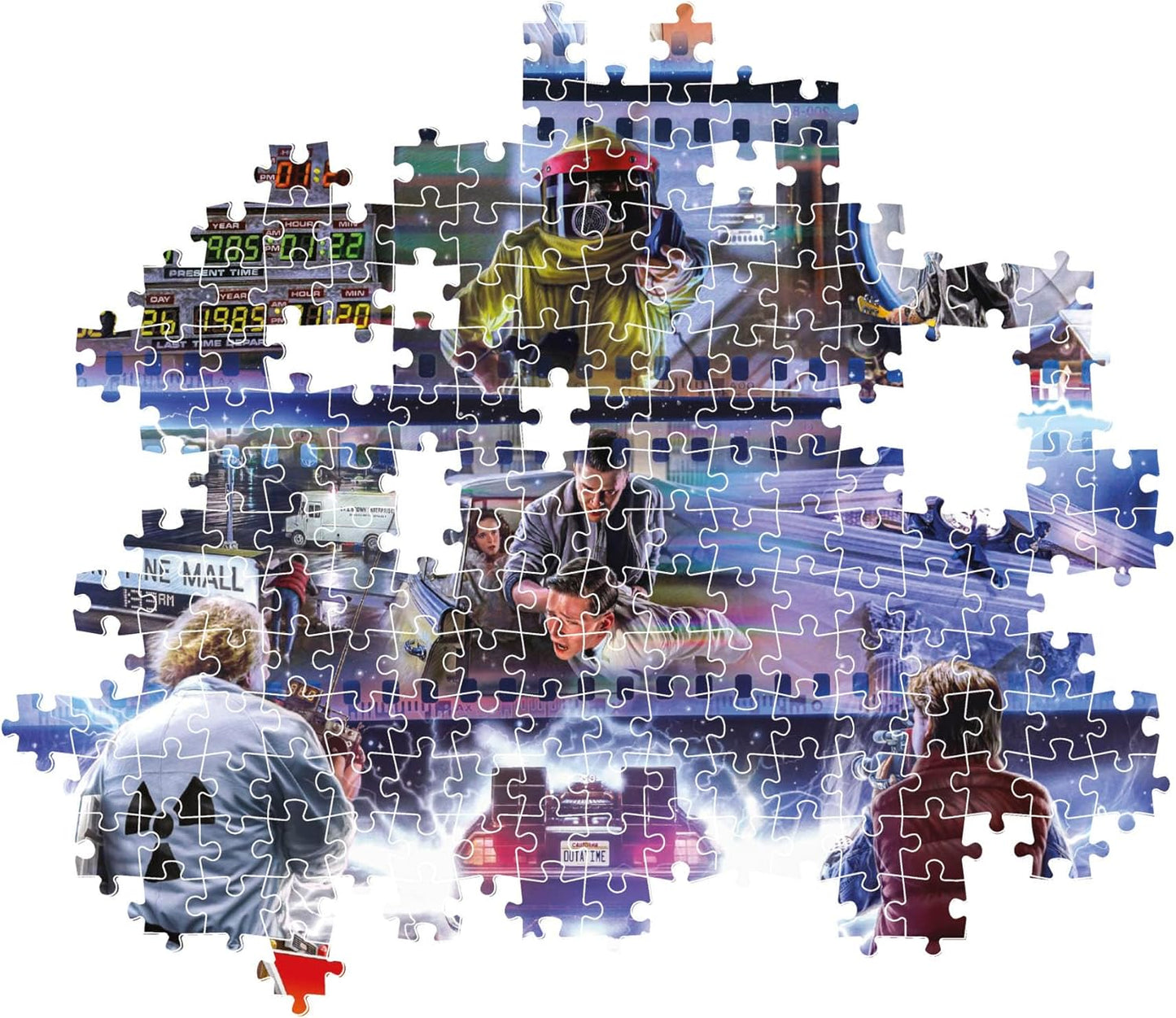 Clementoni- Puzzle 1000pz Ritorno Al Futuro 50x70 cm + Poster Incluso