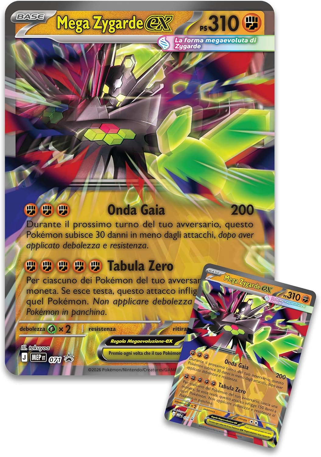 Pokémon GCC: Collezione Premium Mega Zygarde EX - 8 Buste Di Espansione