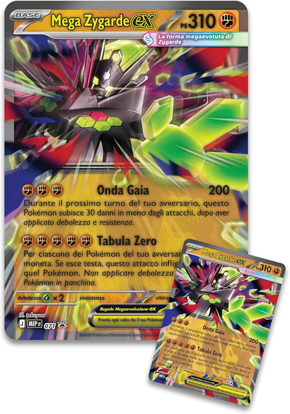 Pokémon GCC: Collezione Premium Mega Zygarde EX - 8 Buste Di Espansione